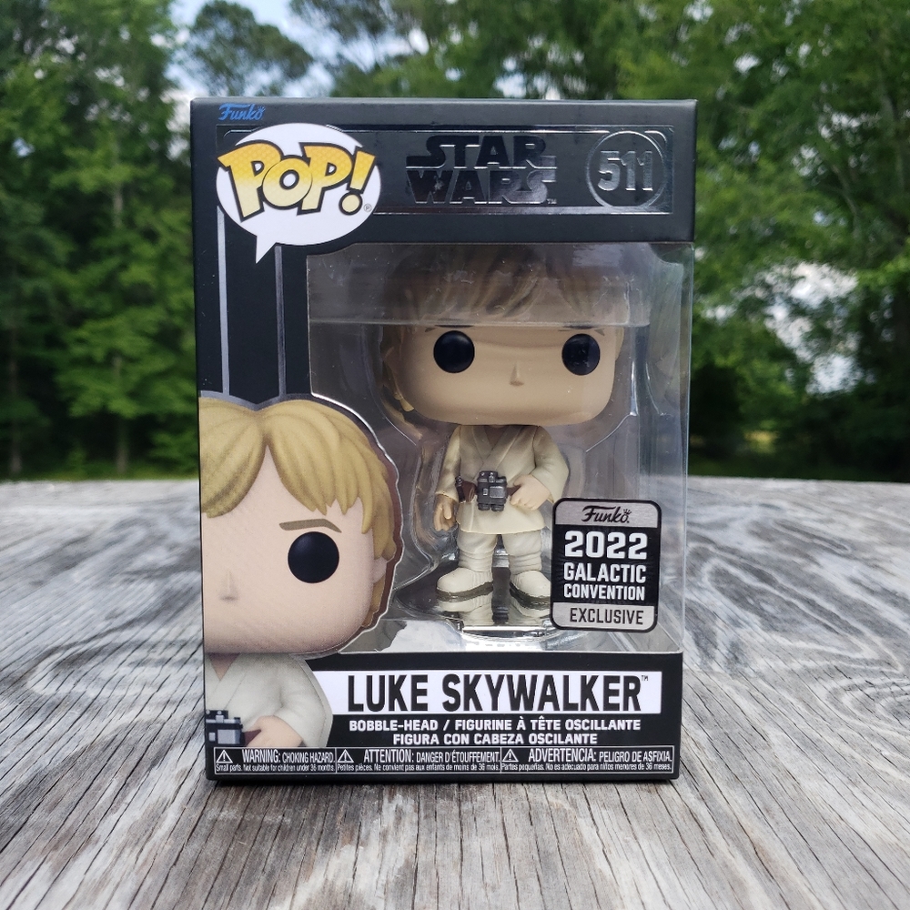 New! Funko Pop! Star Wars Luke Skywalker || # 511 || 2022 Galactic Convention